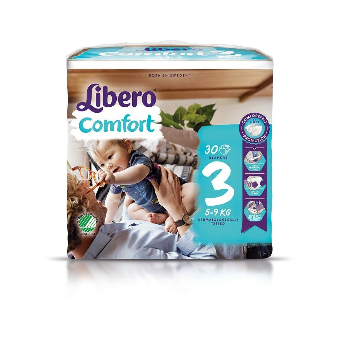 LIBERO COMFORT 3 PANNOLINO PER BAMBINO 5-9 KG 30 PEZZI