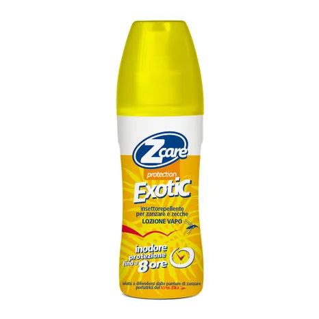 ZCARE PROTECTION EXOTIC INSETTOREPELLENTE ZANZARE E ZECCHE SPRAY NO GAS 100 ML