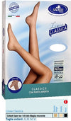 SAUBER MICRO-MESH 140 DENIER OPEN TOE TIGHTS MEDIUM COLOR SIZE 4 CLASSIC LINE