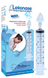 LAVONASE IRRIGAZIONE NASALE NON STERILE SIRINGA 60 ML + LUER-LOCK CON CAPPUCCIO + UGELLO NASALE CON RACCORDO LUER-LOCK + PERFORATORE CON VALVOLA NON RITORNO CON TAPPO