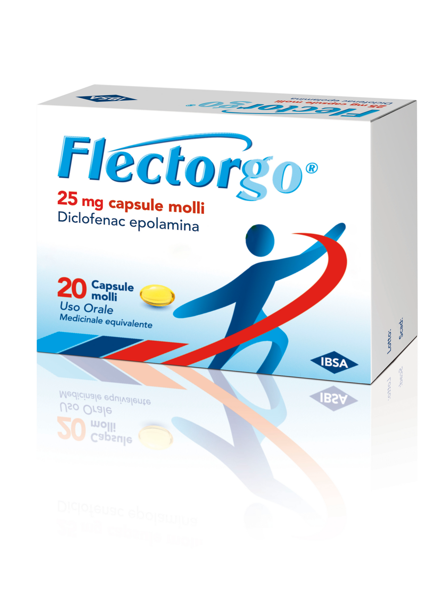 FLECTORGO*20CPS MOLLI 25MG