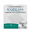 ICOPIUMA GARZA COMPRESSA IDROFILA 10X10CM 25 PEZZI