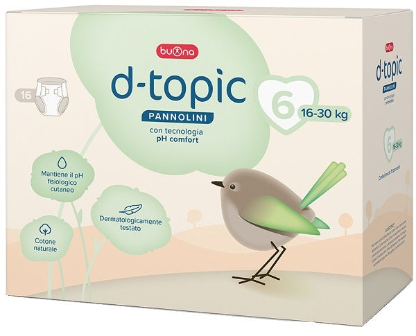 D-TOPIC PANNOLINI TAGLIA 6 16 PEZZI