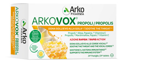 ARKOVOX PROPOLIS HONEY/LEMON 24 TABLETS