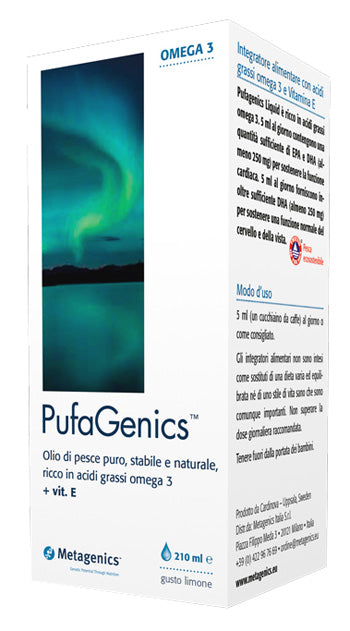 PUFAGENICS LIQUID LEMON 210 ML