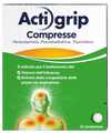 ACTIGRIP*12CPR 2,5+60+500MG
