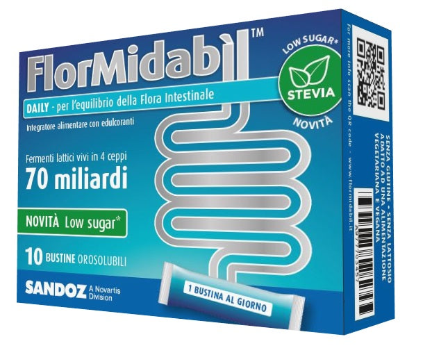 FLORMIDABIL DAILY 10 BUSTINE CON STEVIA
