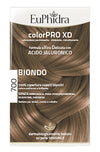 EUPHIDRA COLORPRO XD 700 BIONDO GEL COLORANTE CAPELLI IN FLACONE + ATTIVANTE + BALSAMO + GUANTI