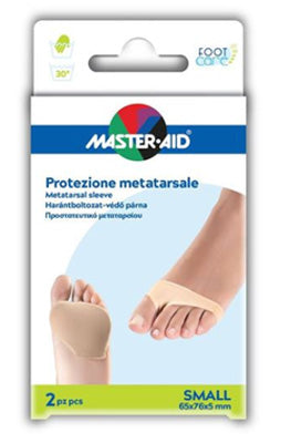 PROTEZIONE IN GEL E TESSUTO MASTER-AID FOOTCARE PER METATARSO SMALL 2 PEZZI G2