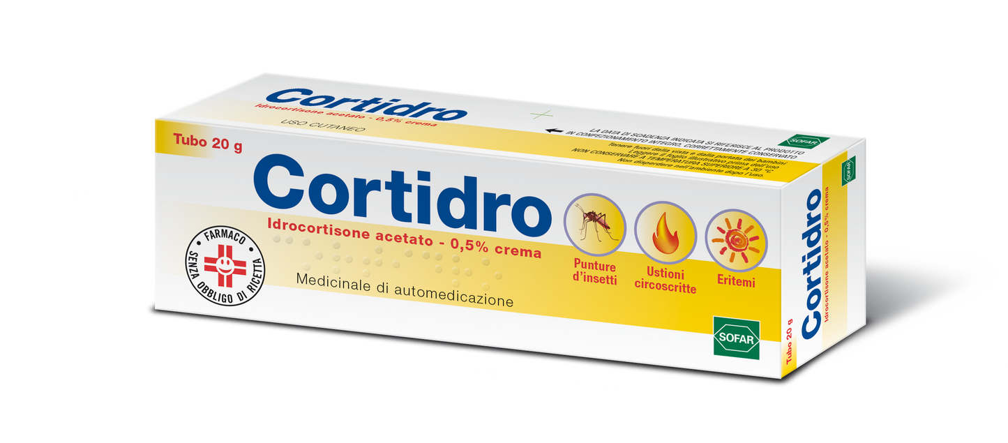 CORTIDRO*CREMA 20G 0,5%