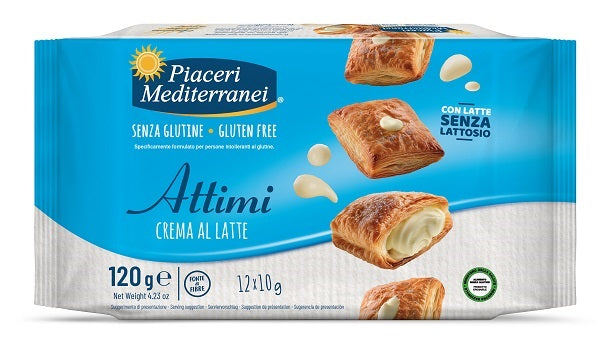 PIACERI MEDITERRANEI ATTIMI CREMA AL LATTE 12 PEZZI DA 10 G