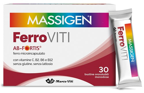MASSIGEN FERROVITI 30 BUSTINE OROSOLUBILI