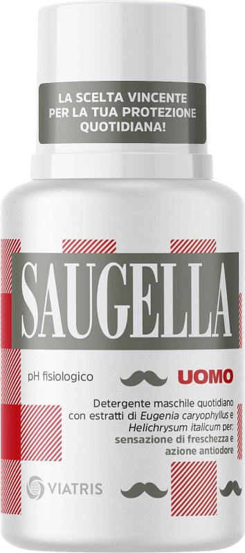 SAUGELLA UOMO PH FISIOLOGICO DETERGENTE MASCHILE QUOTIDIANO 100 ML