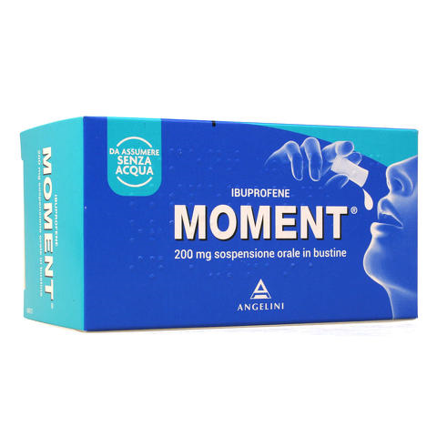 MOMENT*OS SUSP 8SACHETS 200MG