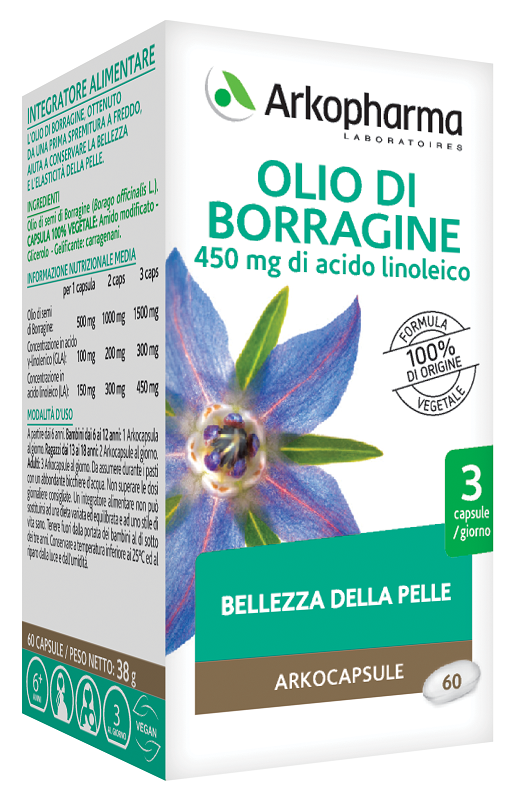 ARKOPHARMA BORAGE OIL 60 CAPSULES