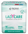 LADYCARE ANATOMICAL DAY SANITARY PADS 16 PIECES PROFAR