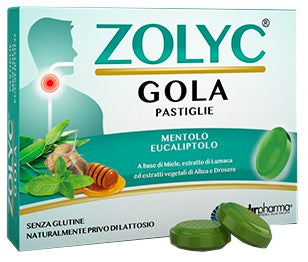 ZOLYC GOLA MENTOLO/EUCALIPTO 36 PASTIGLIE