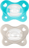 CHICCO DUAL SOFT PACIFIER LIGHT BLUE 6-16 MONTHS 2 PIECES
