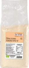 FARINA FINE DI GRANO TENERO 0 BIOLOGICO 1000 G