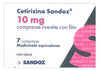 CETIRIZINA SAND*7CPR RIV 10MG