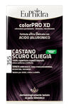 EUPHIDRA COLORPRO XD 355 CASTANO SCURO CILIEGIA GEL COLORANTE CAPELLI IN FLACONE + ATTIVANTE + BALSAMO + GUANTI