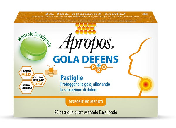 APROPOS GOLA DEFENS PRO 20 PASTIGLIE MENTOLO EUCALIPTO