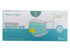 MASCHERINA CHIRURGICA 3 STRATI CON ELASTICI TIPO II ADULTI MOLEX KNIGHT 50 PEZZI