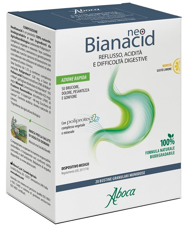 NEOBIANACID 20 BUSTINE LIMONE