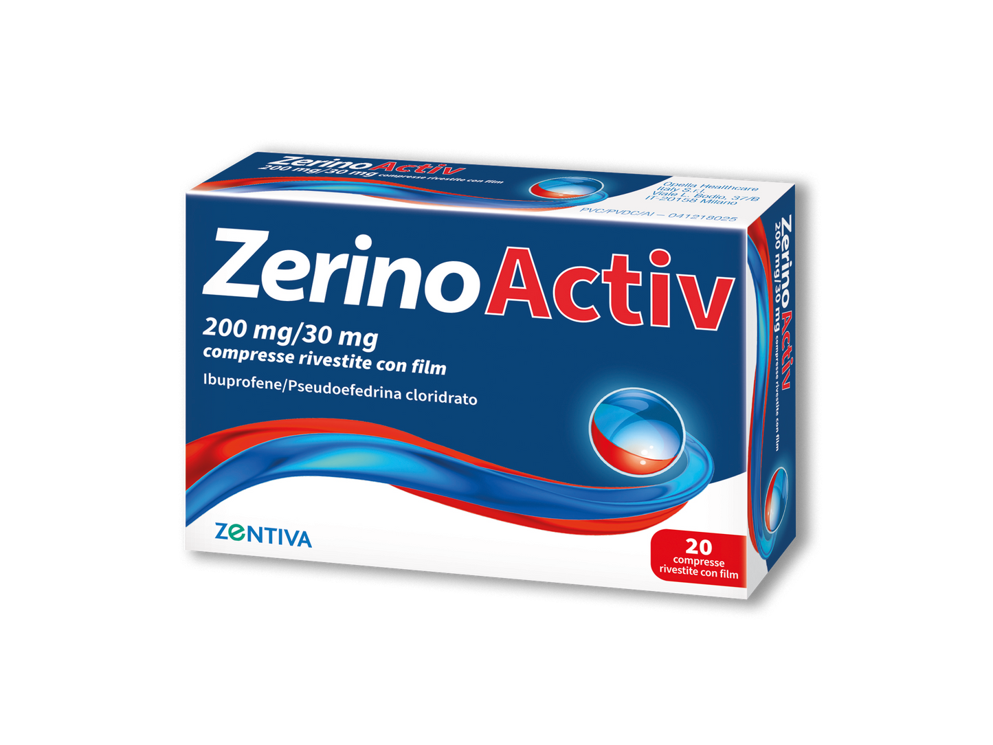 ZERINOACTIV*20CPR 200MG+30MG