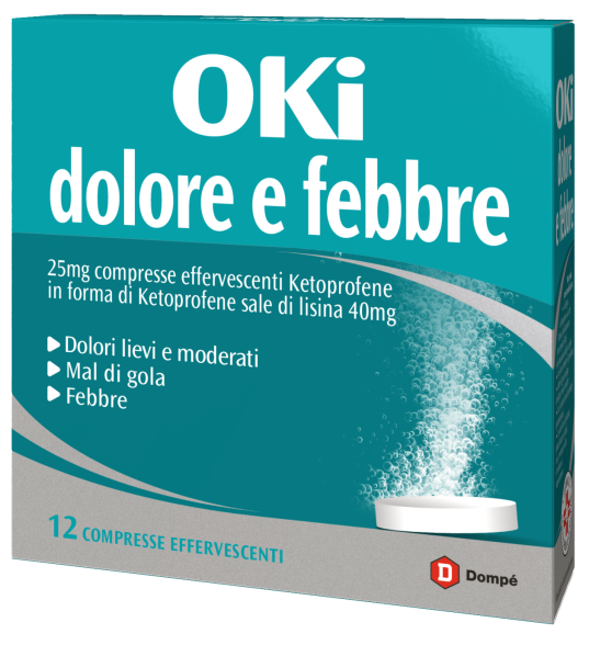 OKI DOLORE E FEBBRE*12CPR EFF