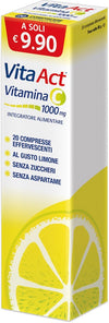 VITA ACT VITAMIN C 1000MG 20 EFFERVESCENT TABLETS LEMON