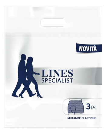 LINES SPECIALIST MUTANDA ELASTICA M 3 PEZZI