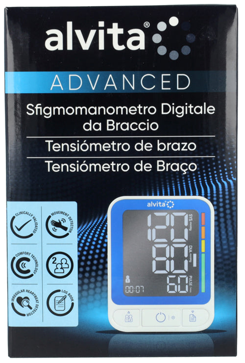 SFIGMOMANOMETRO DIGITALE DA BRACCIO ALVITA ADVANCED
