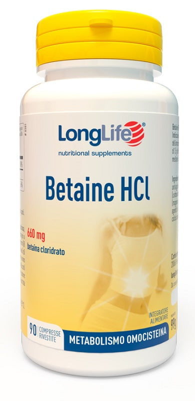 LONGLIFE BETAINE HCL 90 COMPRESSE RIVESTITE