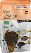 SEMI DI LINO SCURI ITALIA SENZA GLUTINE BIO 400 G
