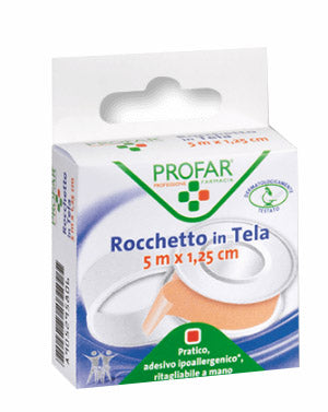 CEROTTO ROCCHETTO IN TELA COMFORT CM 1,25X5 M PROFAR