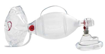 PALLONE PER RIANIMAZIONE AMBU MONOUSO COMPLETO DI MASCHERA E RESERVOIR