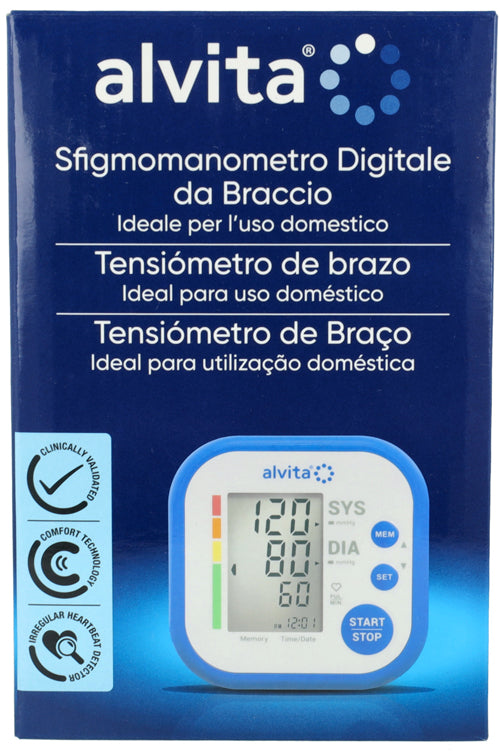 SFIGMOMANOMETRO DIGITALE DA BRACCIO ALVITA