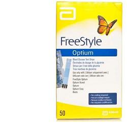 FREESTYLE OPTIUM BLOOD GLUCOSE TEST STRIPS 50 STRIPS NO CALIBRATION