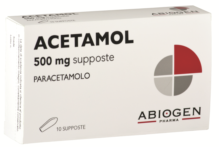 ACETAMOL*10SUPP 500MG