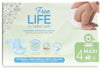 FREELIFE BY BEBECASH DIAPERS MAXI SIZE 4 7-18 KG WAIST 38-60 CM 48 PIECES