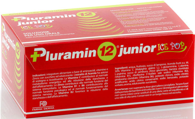 PLURAMIN12 JUNIOR 14 STICK PACK DA 12 ML