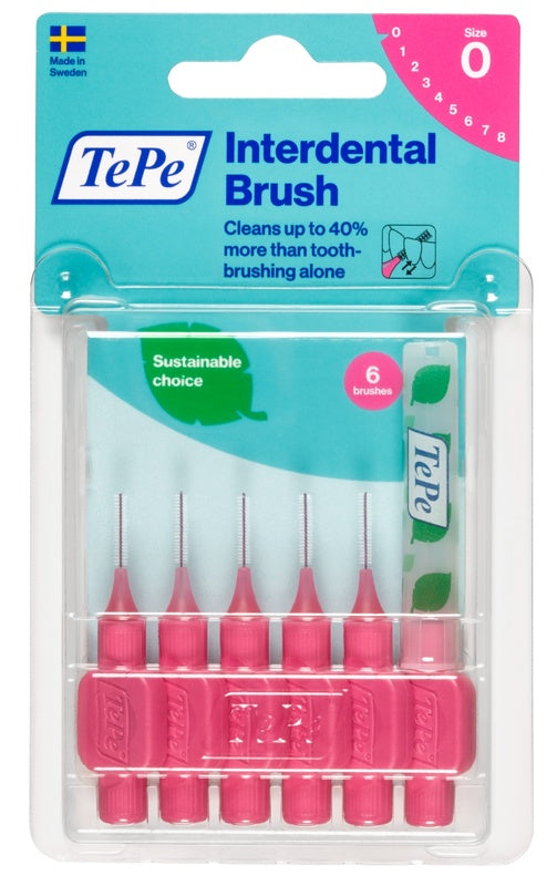 TEPE SCOVOLINO ROSA 0,4MM 6 PEZZI