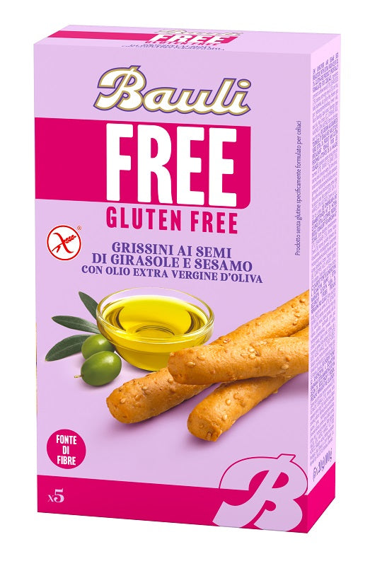 BAULI FREE GRISSINI SEMI GIRASOLE E SESAMO 100 G