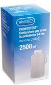 CONTENITORE PER URINA ALVITA PRONTOTEST IN POLIETILENE 24 ORE GRADUATO 2500ML