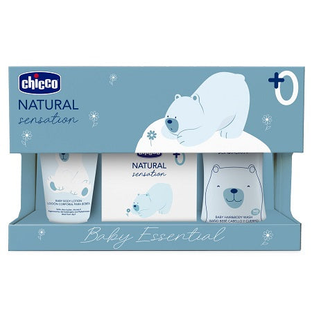 CHICCO NATURAL SENSATION SET BAGNOSHAMPOO+CREMA CORPO+PROFUMO
