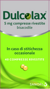 DULCOLAX*40CPR RIV 5MG