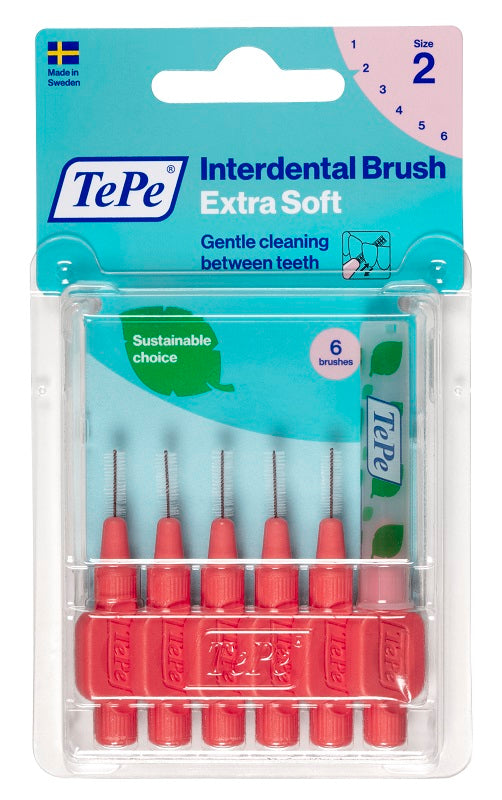 TEPE SCOVOLINO XSOFT ROSSO 0,5MM 6 PEZZI