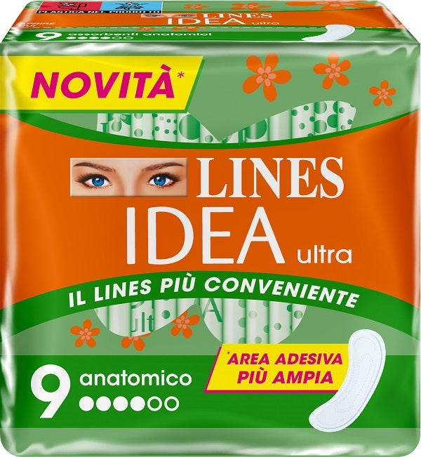 LINES IDEA ULTRA ANATOMICO 9 PEZZI