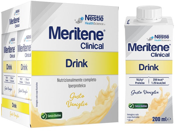 MERITENE CLINICAL DRINK VANIGLIA 4 BOTTIGLIE DA 200 ML